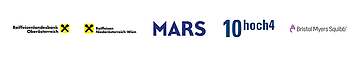 Logos (v. l. n. r.): RLB Oberösterreich, RLB Niederösterreich-Wien, Mars, 10hoch4 Energiesysteme, Bristol Myers Squibb